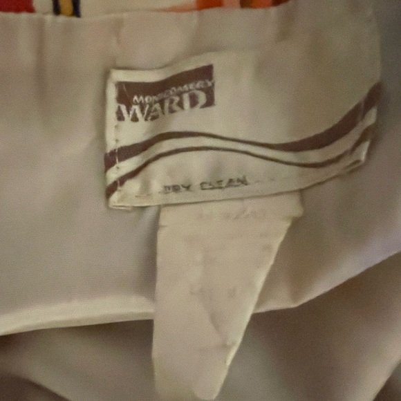 Rare Vtg Montgomery Ward Plaid Trench Coat Med Mod / gogo Vibe Mint! Must Have! - Picture 6 of 7